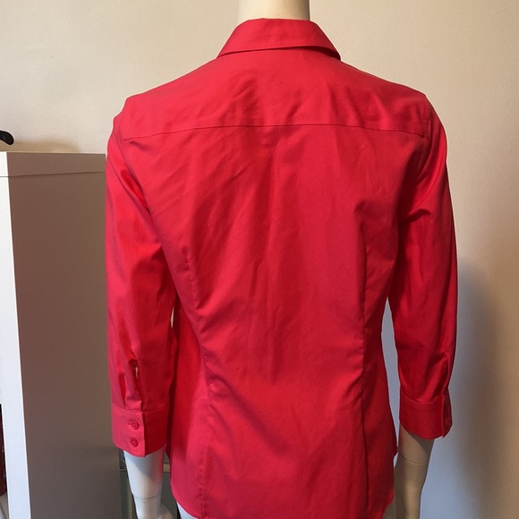 Jones New York Signature Size M 3/4 Sleeve Button Shirt - Picture 3 of 8